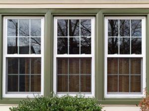 The natural woodgrain textures windows.
